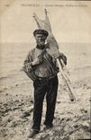 CPA Villerville Edmond Dorange Pecheur de Crevettes TOP
