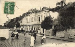 VINTAGE POSTCARD Villerville the Casino