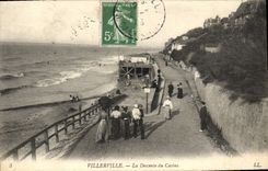 CPA Villerville La Descente du Casino