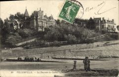 CPA Villerville La Descente du Casino