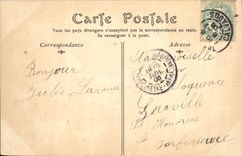 CPA Route de Honfleur Trouville Entree de Villerville 