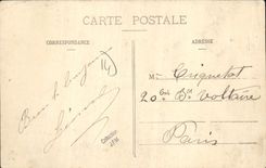 VINTAGE POSTCARD the Gate Clock Transfers