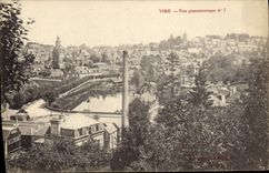 VINTAGE POSTCARD Seen Panoramque Transfers