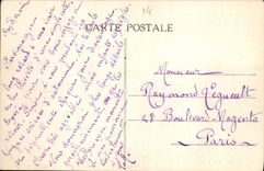 VINTAGE POSTCARD Transfers Notre Dame Church