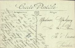 VINTAGE POSTCARD Vire Transfers It Between the Houses