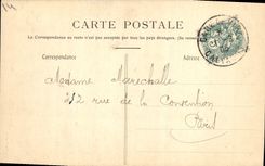 VINTAGE POSTCARD Gate Clock Children Transfers