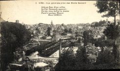 CPA Vire Vue Generale Prise des Monts Besnard