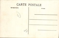 VINTAGE POSTCARD Vire Procession Places castle