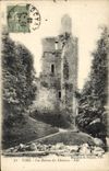 CPA Vire Les Ruines du Chateau