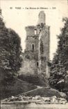 CPA Vire Les ruines du chateau