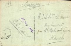 CPA Vire La Rue de la Chaussee