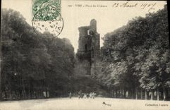 CPA Vire Place du Chateau