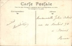 VINTAGE POSTCARD Vire Garden of the Town hall Rules of Matignon