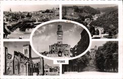 MODERN CARD Vire Valley of Be worth Notre Dame Church