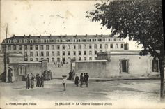 CPA Falaise La Caserne Dumont d'Urville Militaria 