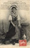 VINTAGE POSTCARD Falaise Captions lantern Falaise CostumeFemme Folklore