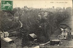 VINTAGE POSTCARD Vaux Transfers Seen from