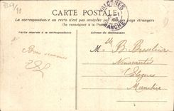 VINTAGE POSTCARD Surroundings of Cop on Noireau Valley of Vere the road in the valley