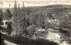 VINTAGE POSTCARD Vey By Clecy Hotel trade of the Mill Seen picturesque on the Mill