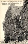 VINTAGE POSTCARD Vierville On Mer the Staircase of the Giants Alpinism Sinners Fishes
