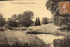 VINTAGE POSTCARD Castle of Villers Scrap-metal Ponds
