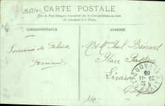 VINTAGE POSTCARD Cliff Environs Cascades of Laison to the Jolly Mount