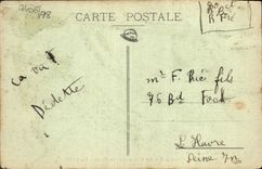 CPA Falaise Le Chateau et la Breche Henri IV Train