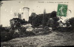 CPA Falaise Le Chateau Vue d'ensemble 
