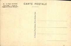 CPA Falaise Portail de L'Eglise Saint Trinite