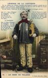 CPA Falaise Legende de la lanterne Folklore Costume