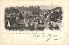 VINTAGE POSTCARD Cliff White Houses the Valley of Ante