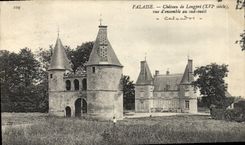 VINTAGE POSTCARD Cliff Castle of Longpre