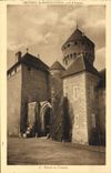 Castillo de la POSTAL de la VENDIMIA de Montrottier cerca de Annecy entrada del castillo