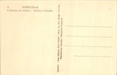 CPA Nimes L'interieur des arenes Galeries et gradins