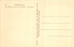 CPA Nimes Les Arenes Un Jour de Corrida Le paseo Taureau