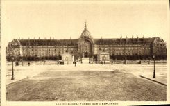 VINTAGE POSTCARD Paris the Invalids Frontage On the esplanade