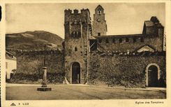 CPA Luz Eglise Des Templlers