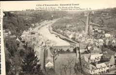VINTAGE POSTCARD Dinan View on the Rancid one