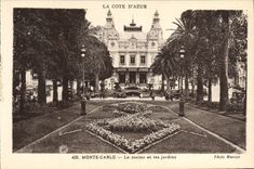 CPA Monte Carlo Le casino et les jardins