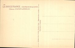 CPA Chateaux De La Loire Chateau d'Azay le Rideau