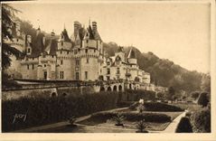 VINTAGE POSTCARD Loire ch4ateau Castle of Rigny Custom