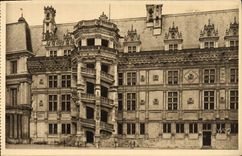 CPA Chateaux De La Loire Chateau de Blois Escalier Francois 1er