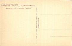 CPA Chateaux De La Loire Chateau de Blois Escalier Francois 1er