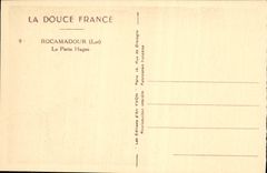 CPA Rocamadour La Porte Hugon