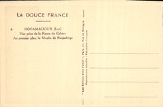 CPA Rocamadour Vue prise de la route de Cahors Moulin de Roquefrege