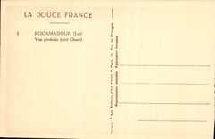 CPA Rocamadour Vue Generale