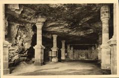 CPA Rocamadour Interieur de la Grotte de la Mise au Tombeau