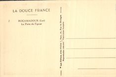 CPA Rocamadour La porte du Figuier