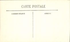 Vivienda de Dieppe de la POSTAL de la VENDIMIA de pecadores en acantilado
