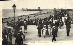 CPA Dieppe Boulevard Maritime La Rotonde 